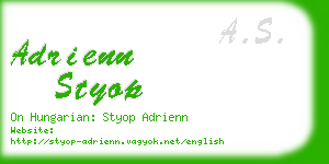 adrienn styop business card